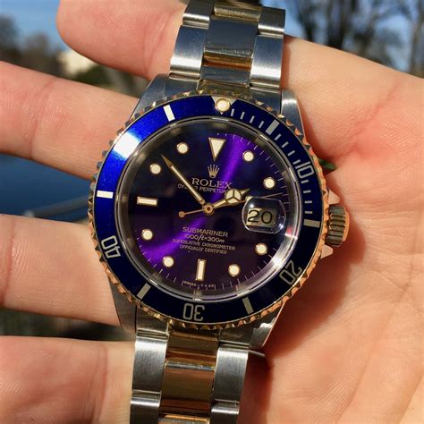 purple Rolex submariner